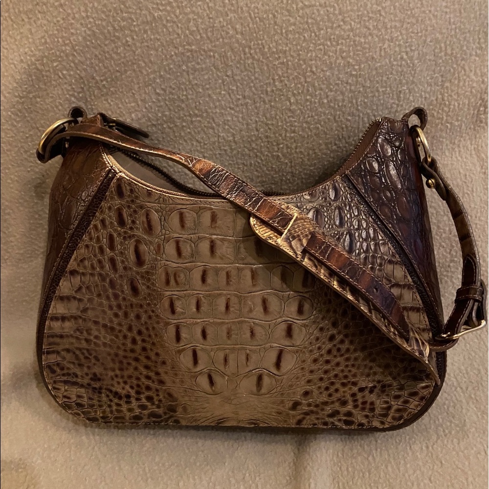 EUC Brahmin "Karissa" Leather Hobo Bag